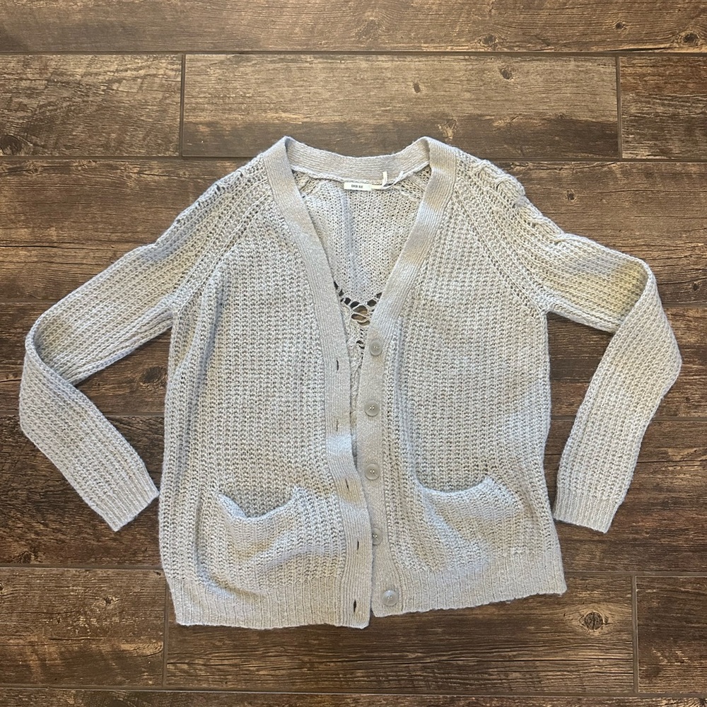 Kimchi Blue-‎ Light Gray Women's Cardigan